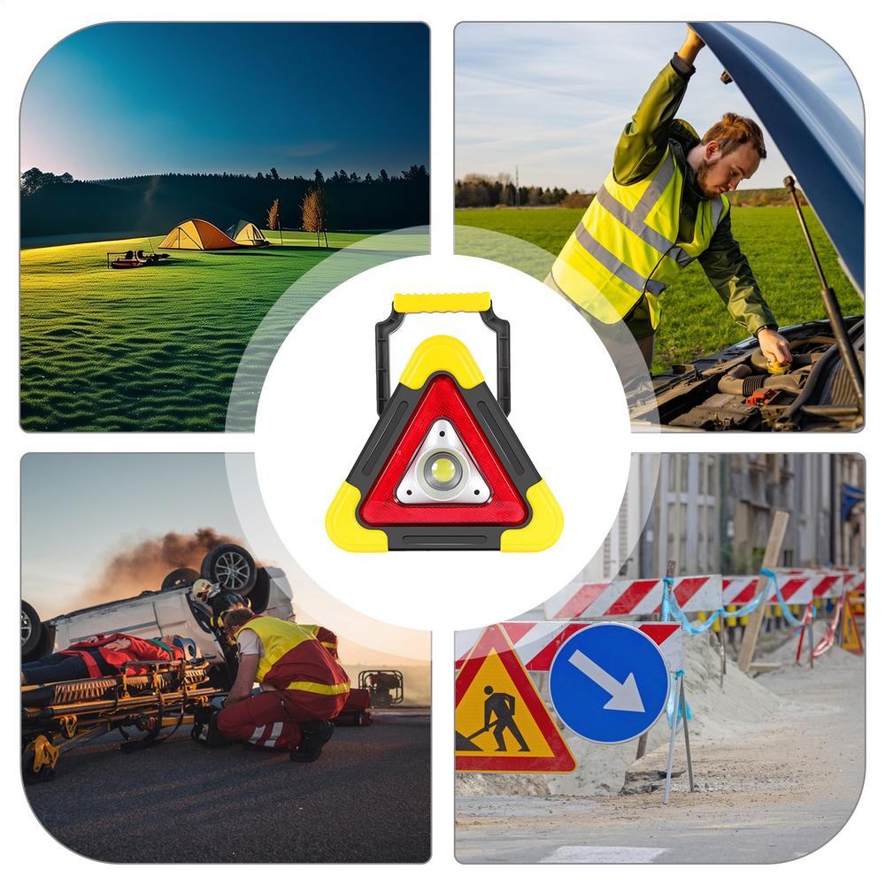 (50% OFF) Emergency Warning Triangle for Cars with Integrated LED Light