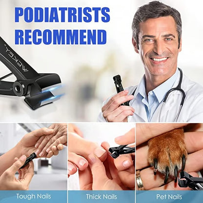 (50% OFF) TitanEdge Nail Clippers – Ultra Sharp, Anti-Splash Precision Clippers