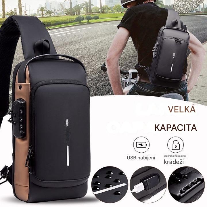 (30% sleva) Módní crossbody kabelka na heslo proti krádeži