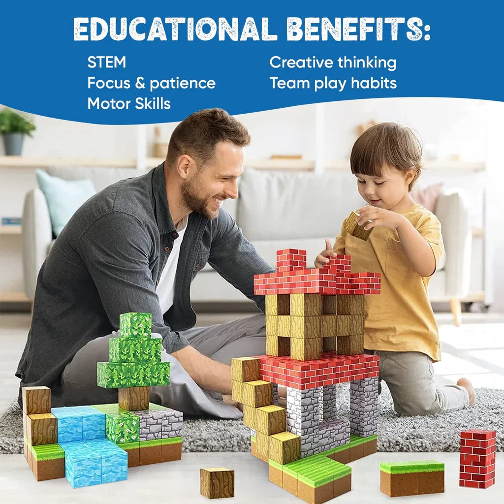 (30% OFF) STEM Learning Magnetic Building Blocks