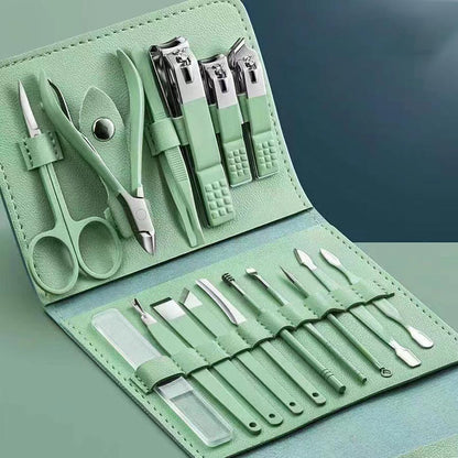 (50% OFF) Premium 16-Piece Nail Clipper & Manicure Set