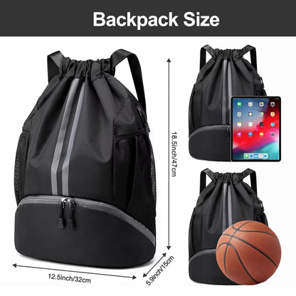 (50% OFF) Multipurpose Waterproof Sports Drawstring Backpack