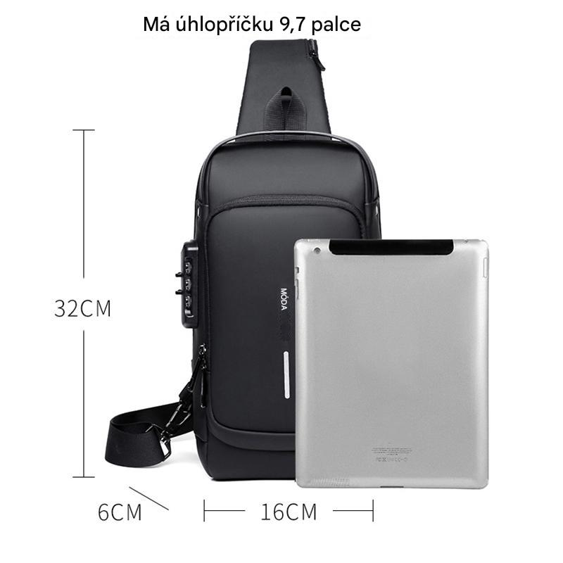 (30% sleva) Módní crossbody kabelka na heslo proti krádeži