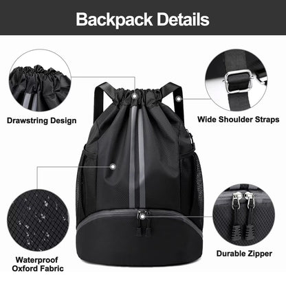 (50% OFF) Multipurpose Waterproof Sports Drawstring Backpack