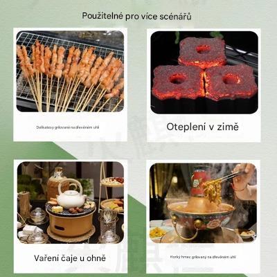 (30% Sleva) Bezdýmné uhlí rychle hoří