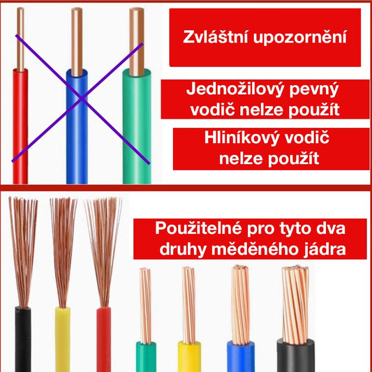 (SLEVA 30%) Kabelová svorka bez odizolování