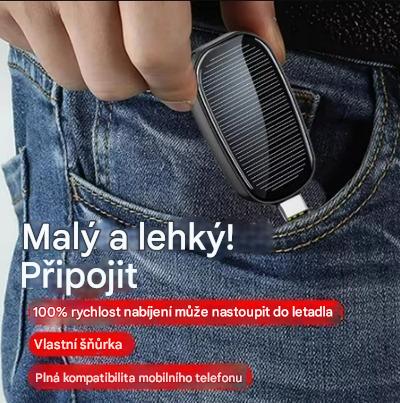 (30% Sleva) Mini solární záložní nabíječka