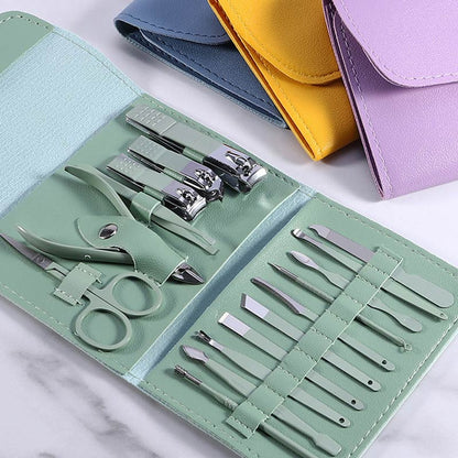 (50% OFF) Premium 16-Piece Nail Clipper & Manicure Set