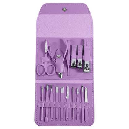 (50% OFF) Premium 16-Piece Nail Clipper & Manicure Set