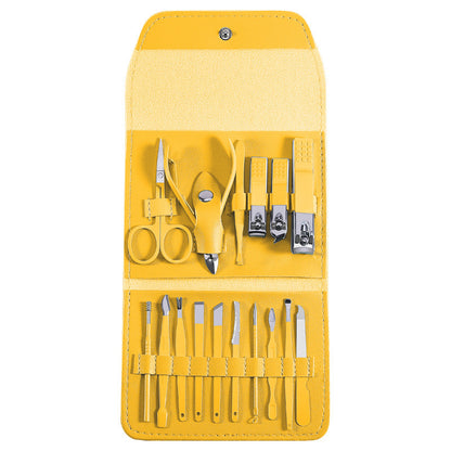 (50% OFF) Premium 16-Piece Nail Clipper & Manicure Set