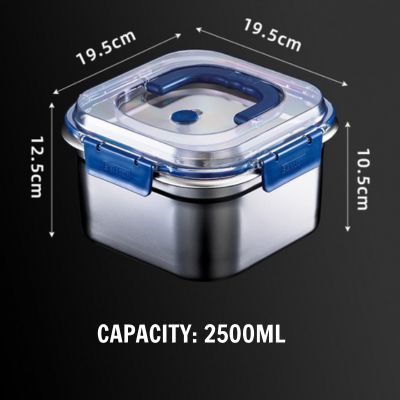 (30% sleva) Nádoba na potraviny 316 z nerezové oceli s objemem 2500 ml