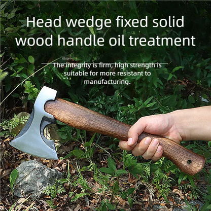 (30% OFF) Hand-Forged Battle Axe - Durable Woodworking & Camping Tool