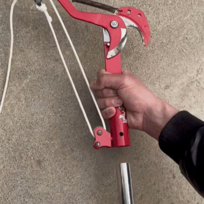 (FREE SHIPPING) Japan Denosuke Carbon Steel Labor-Saving High Pruning Shear