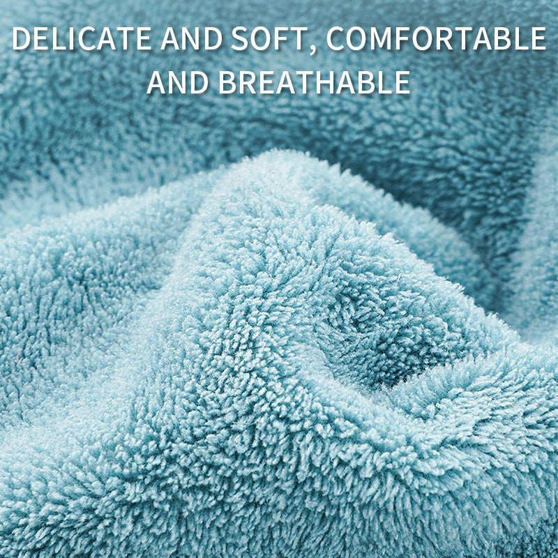 (30% sleva) Bath towels and hair drying hats made of smooth, comfortable fleece
