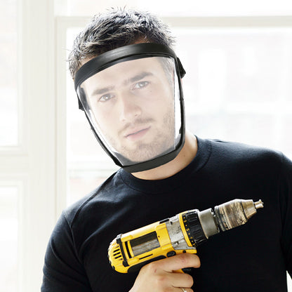 (30% DISCOUNT )  High-quality transparent face protection mask that protects against wind, sand dust, and splashes of water.