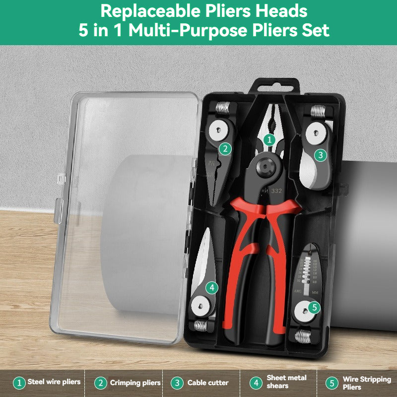 (30% OFF) ELECTRIC 5-in-1 Multifunctional Pliers Set