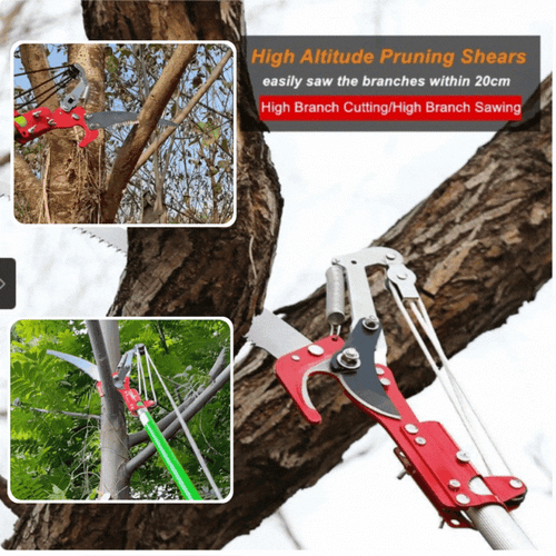 (30% OFF) 2 IN 1, Saw and Pruner for High Branches