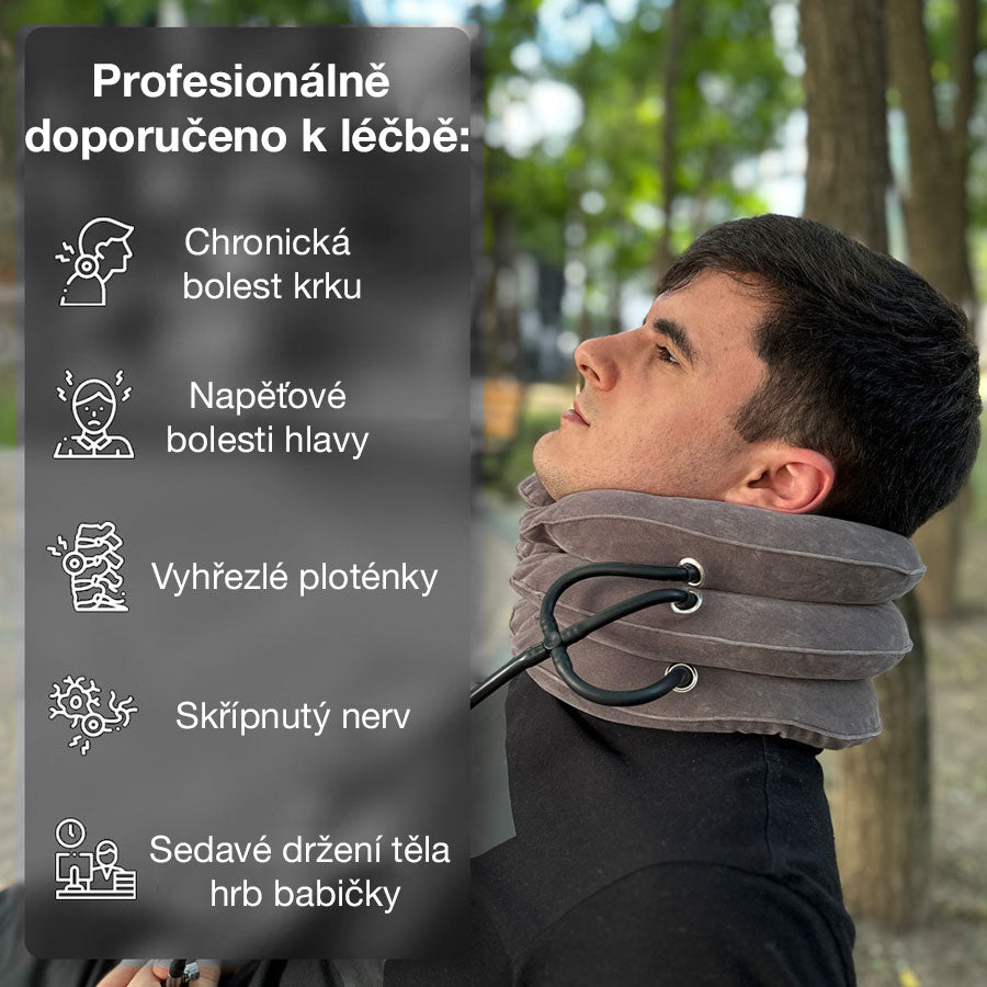 (50% Sleva) Dainely Stretcher Úleva od Bolesti Krku