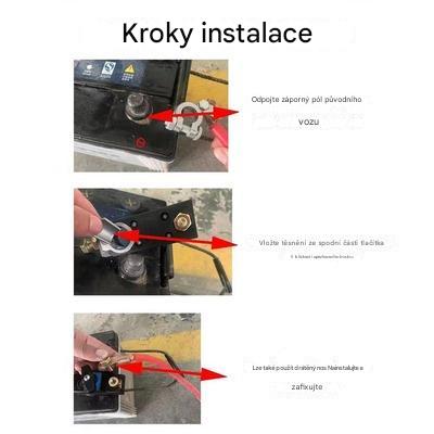 (30% sleva) Spínač pro odpojení autobaterie 12/24V