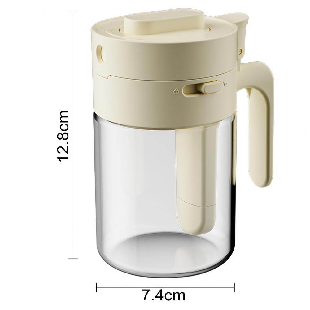 (30% sleva) High quality shatterproof glass spice jar, with separate moisture-proof spoon compartment