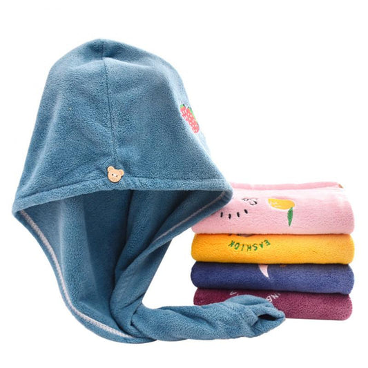 (30% sleva) Bath towels and hair drying hats made of smooth, comfortable fleece