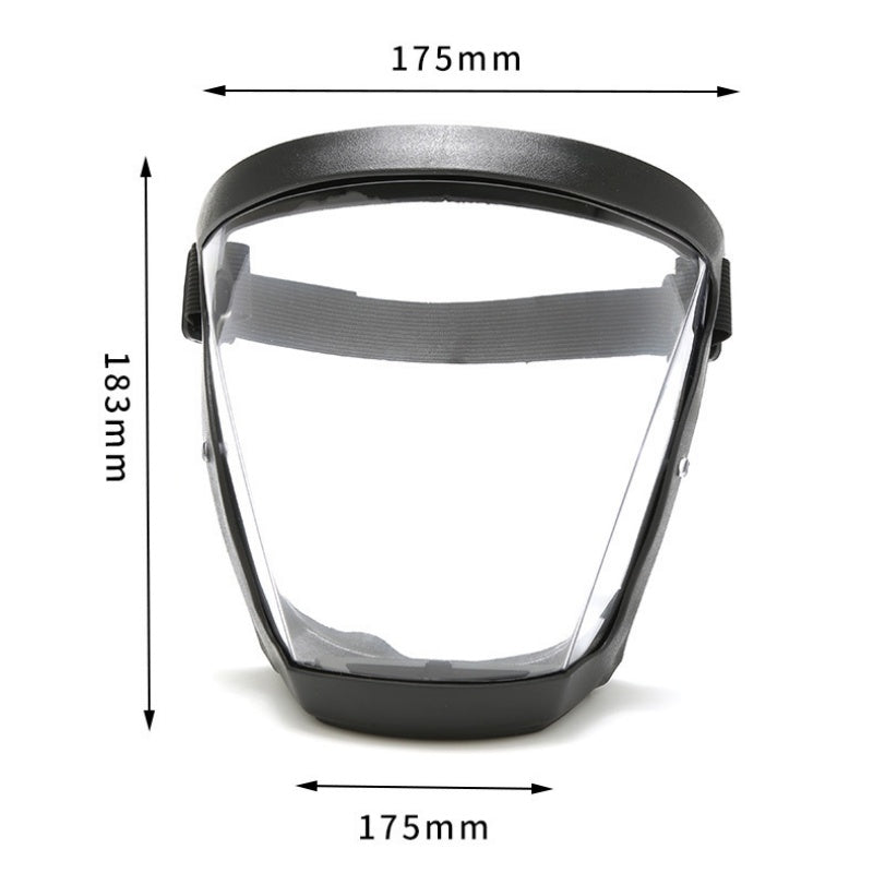 (30% DISCOUNT )  High-quality transparent face protection mask that protects against wind, sand dust, and splashes of water.