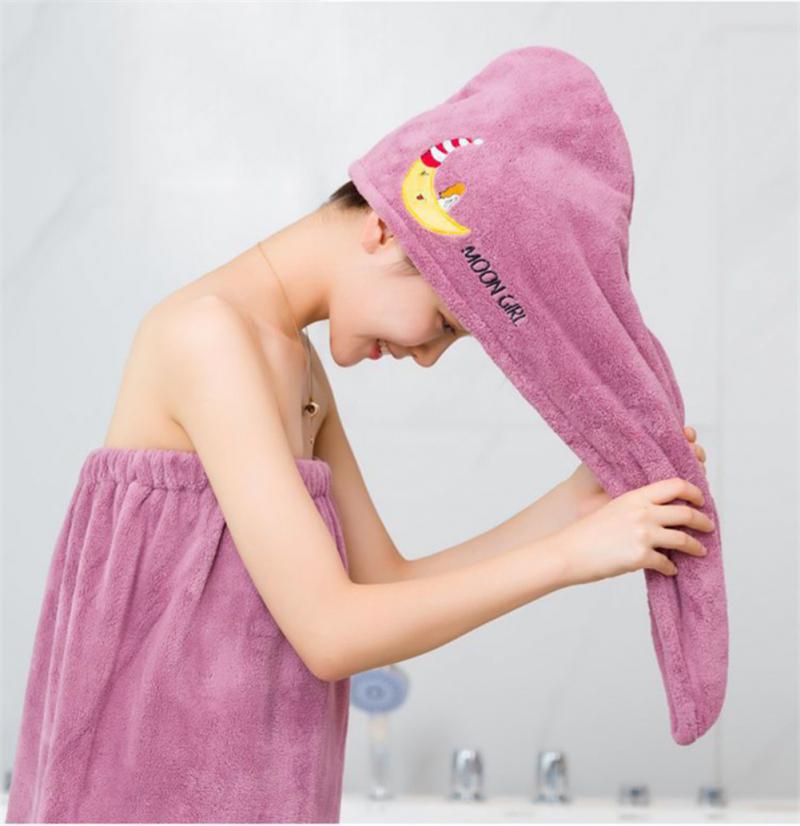 (30% sleva) Bath towels and hair drying hats made of smooth, comfortable fleece