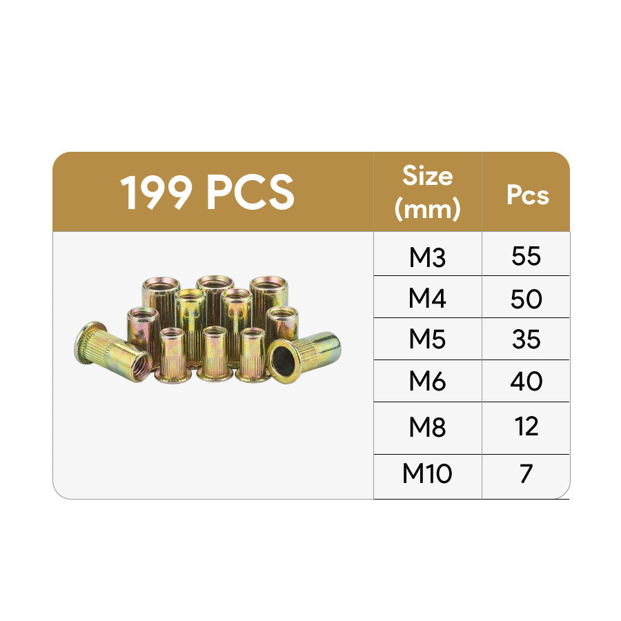 Hand Threaded Rivet Nut Gun