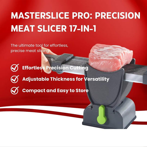 (50% OFF ) MasterSlice Pro: Precision Meat Slicer 17-in-1